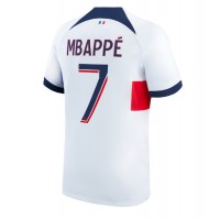 Stroje piłkarskie Paris Saint-Germain Kylian Mbappe #7 Koszulka Wyjazdowej 2023-24 Krótki Rękaw